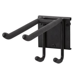Brightroom Double Garage Tool Hook Steel Utility Rack for Wall Storage, 30lb Cap